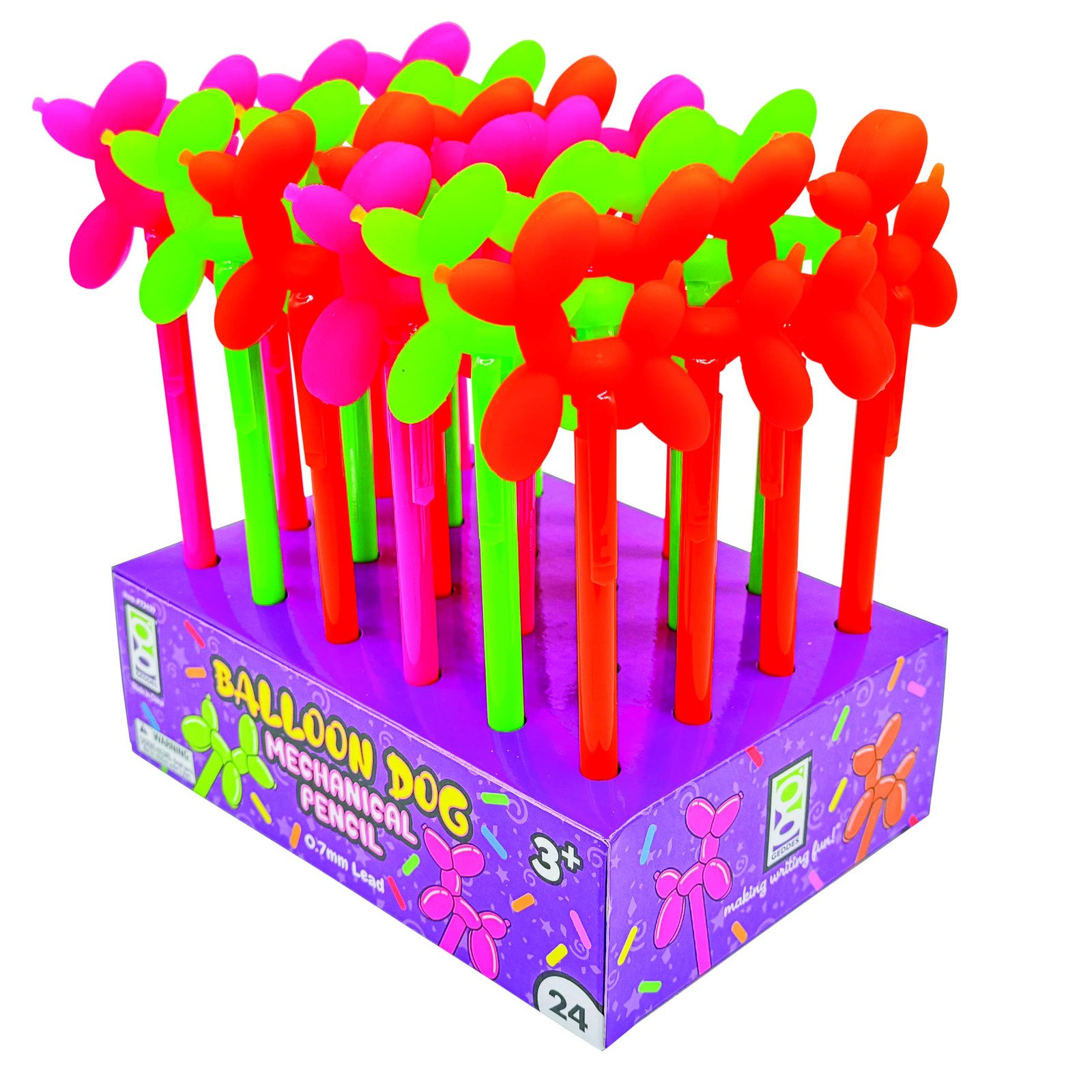 Raymond Balloon Dog Mechanical Pencil – Pack of 24 – Cute and Durable Writing…