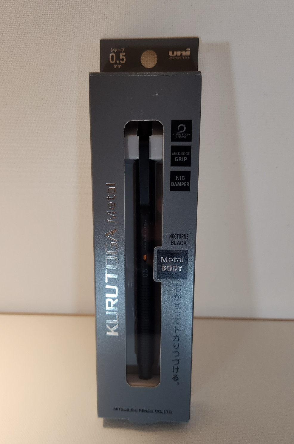 UNI KURU TOGA METAL Mechanical Pencil 0.5mm Nocturne Black M5-KH – US SHIP