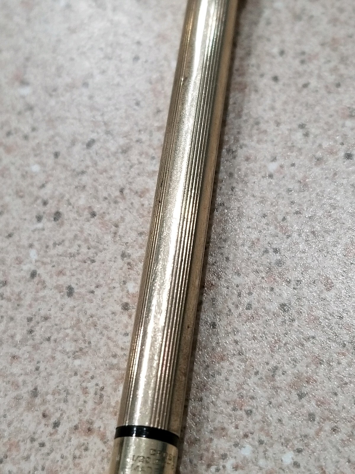Vintage Cross Pendant Necklace Mechanical Pencil 1/30 10K R.G.P Gold Made In USA