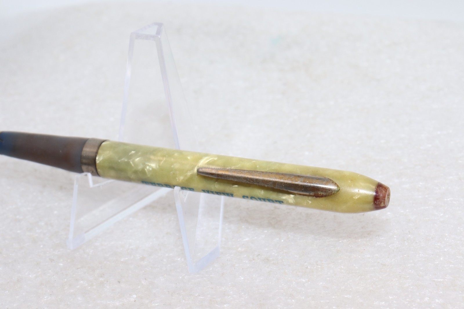 1930-1945 Terrace View Court Motel Celluloid Advertising Mechanical Pencil