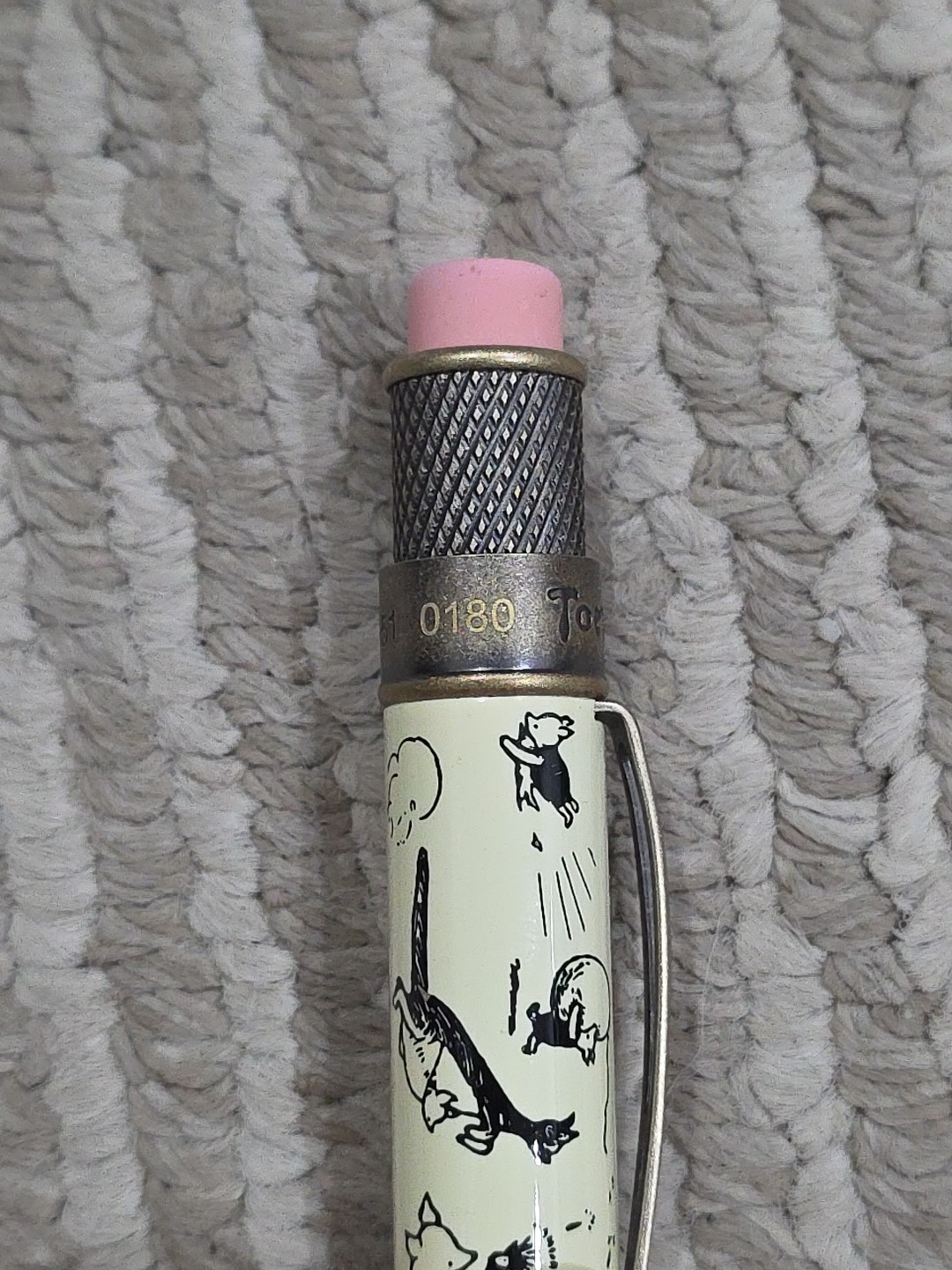 Retro 51 Winnie The Pooh Decorations Mechanical Pencil New/ Open #180