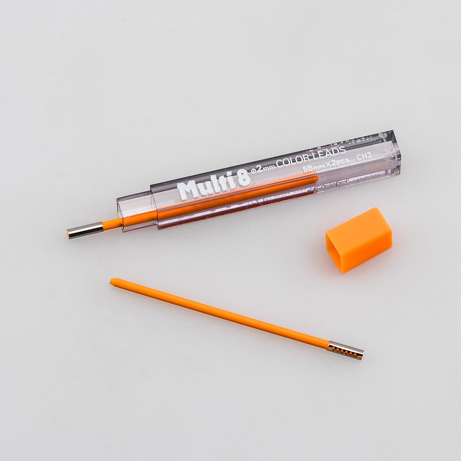 Arts 8 Colour Pencil Lead Refill, Orange, 24 Pieces of Lead (CH2-F)