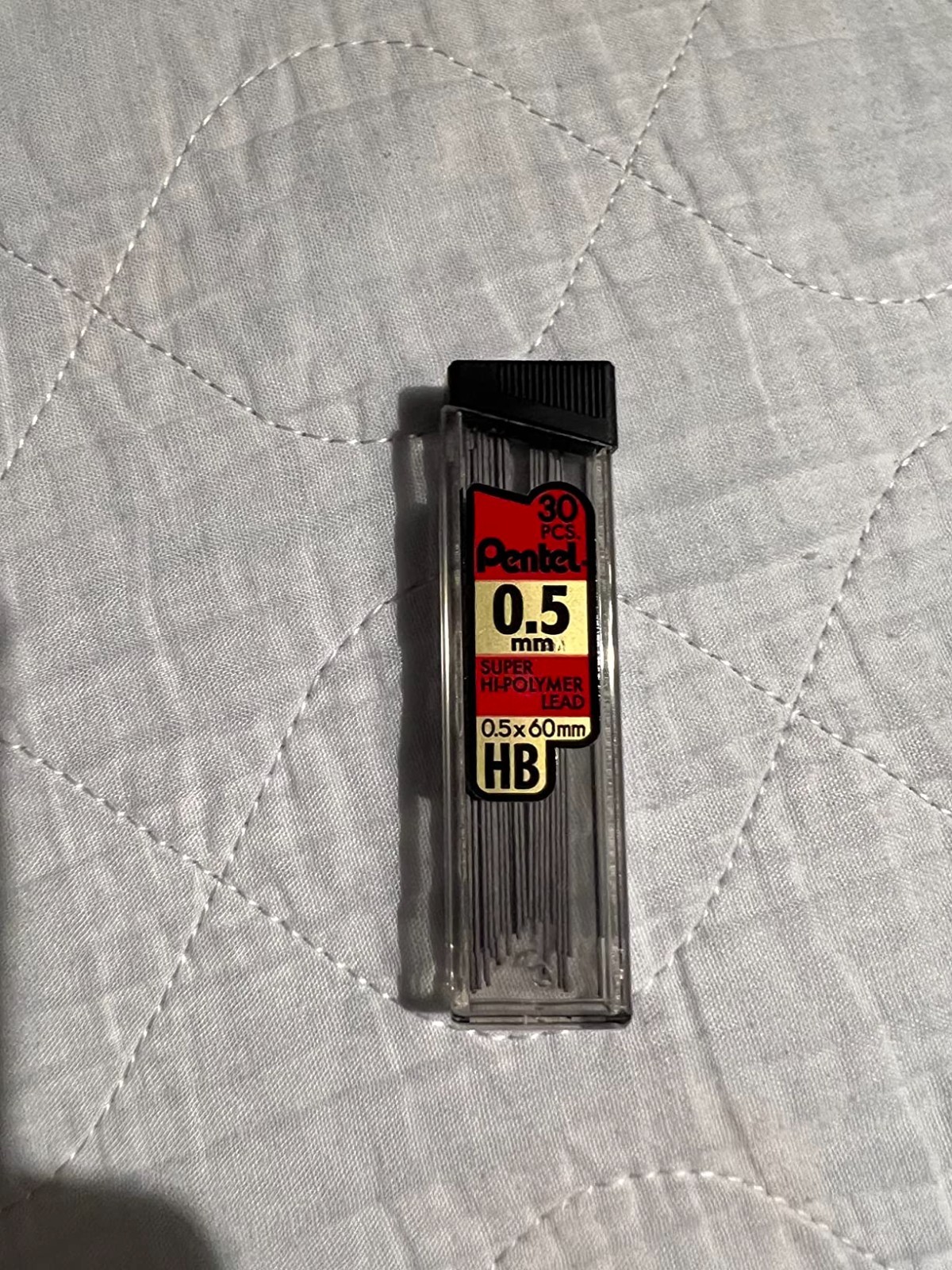 30 Pieces 0.5mm HB Fine Lead Refills, Super Hi-Polymer Mechanical Pencil