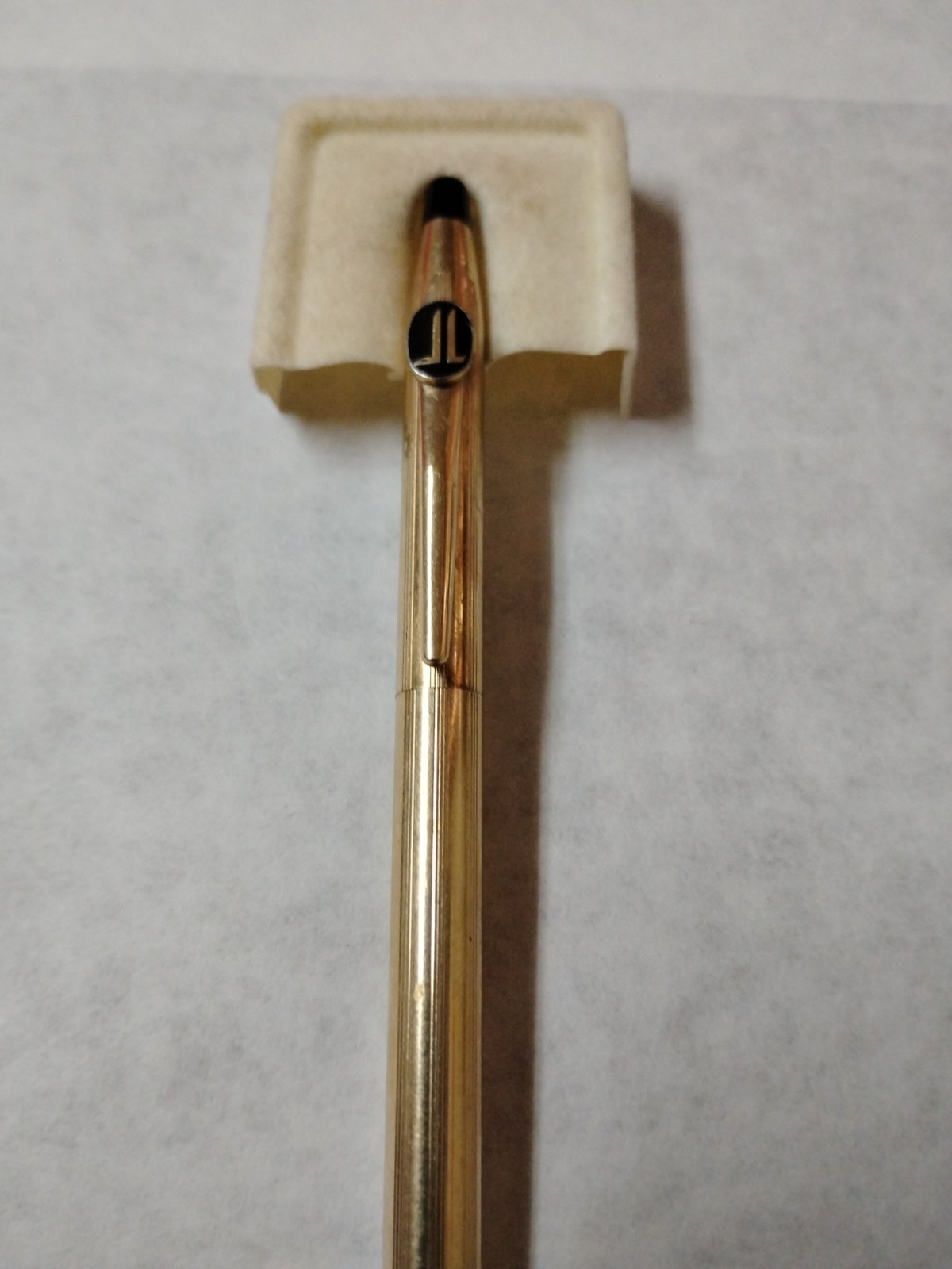 VTG Cross 10k Gold Filled Pencil with J&L Steel Logo Works-sm Dent L0#