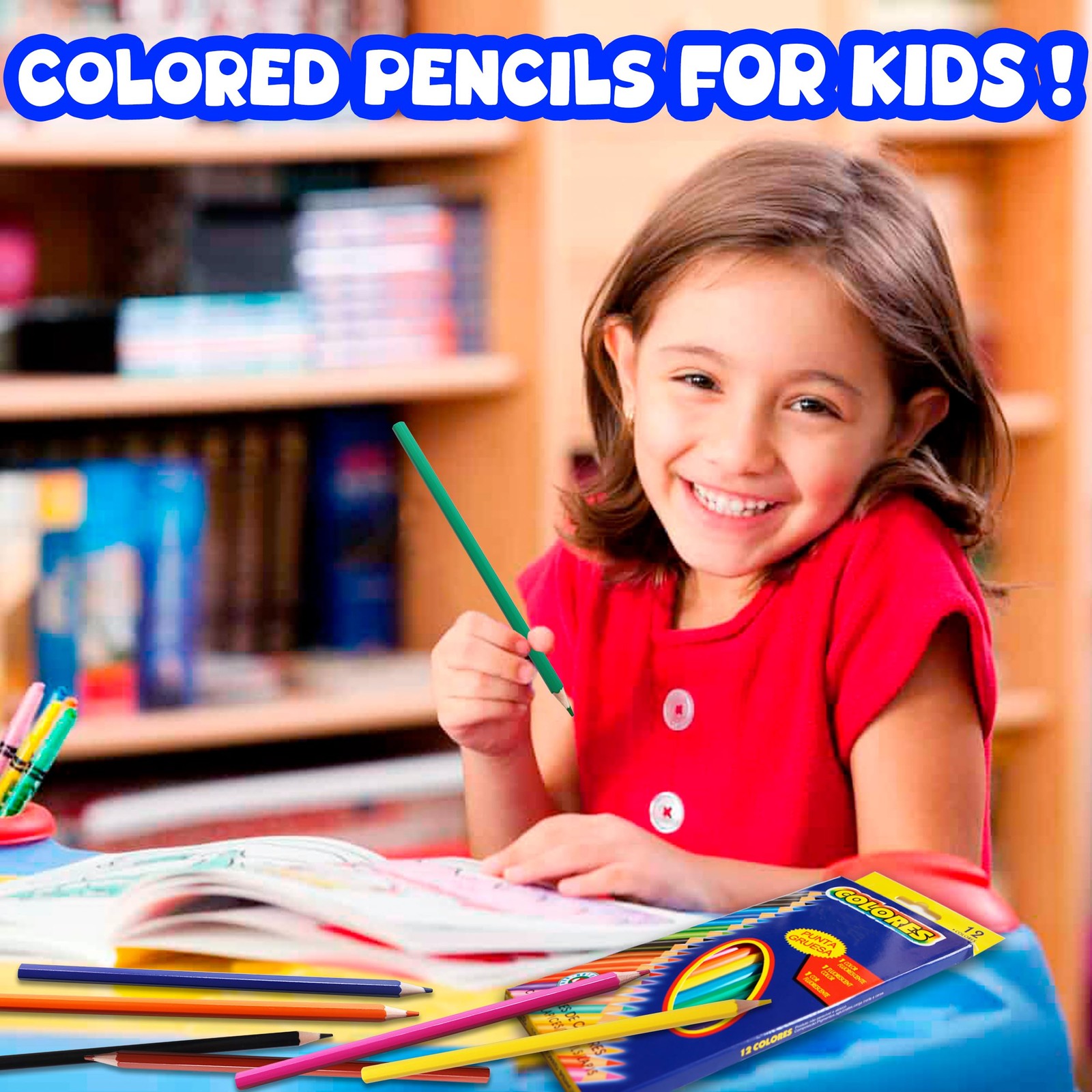 120 Count Colored Pencils, 10 Packs Color 12 (Pack of 10), 12 Colors