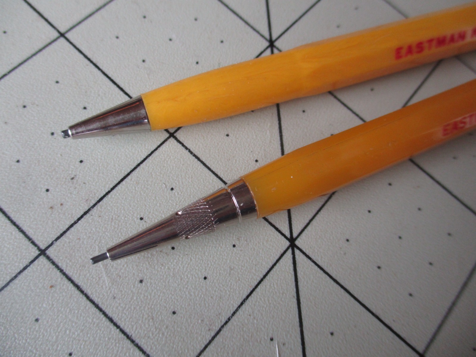 Vtg 1980s KODAK Scripto and Autopoint, USA made Mechanical Pencil Lot, 2 Pencils