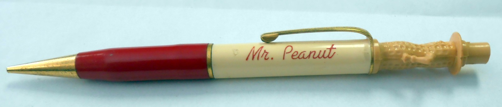 Vintage Planters Mascot Mr. Peanut Mechanical Pencil Ca 1950