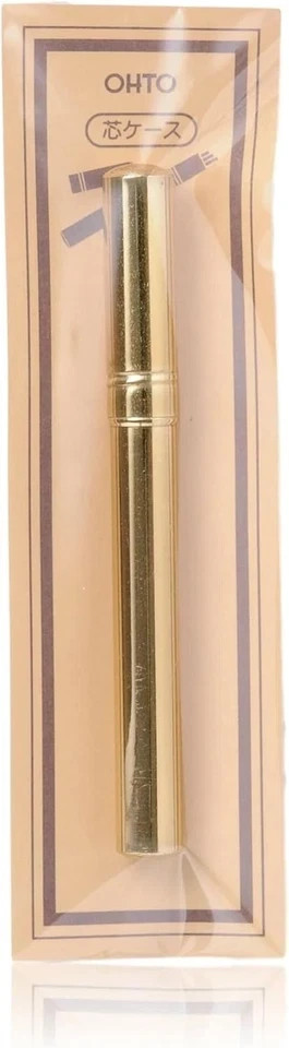 OHTO Brass Pencil Auto Lead Case Container Storage SPC-350 Gold Japan*