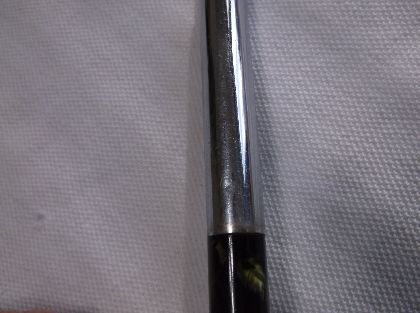 WAHL EVERSHARP CORONET GOLD & GREEN SHELL / CHROME REPEATER PENCIL / 1.1 mm