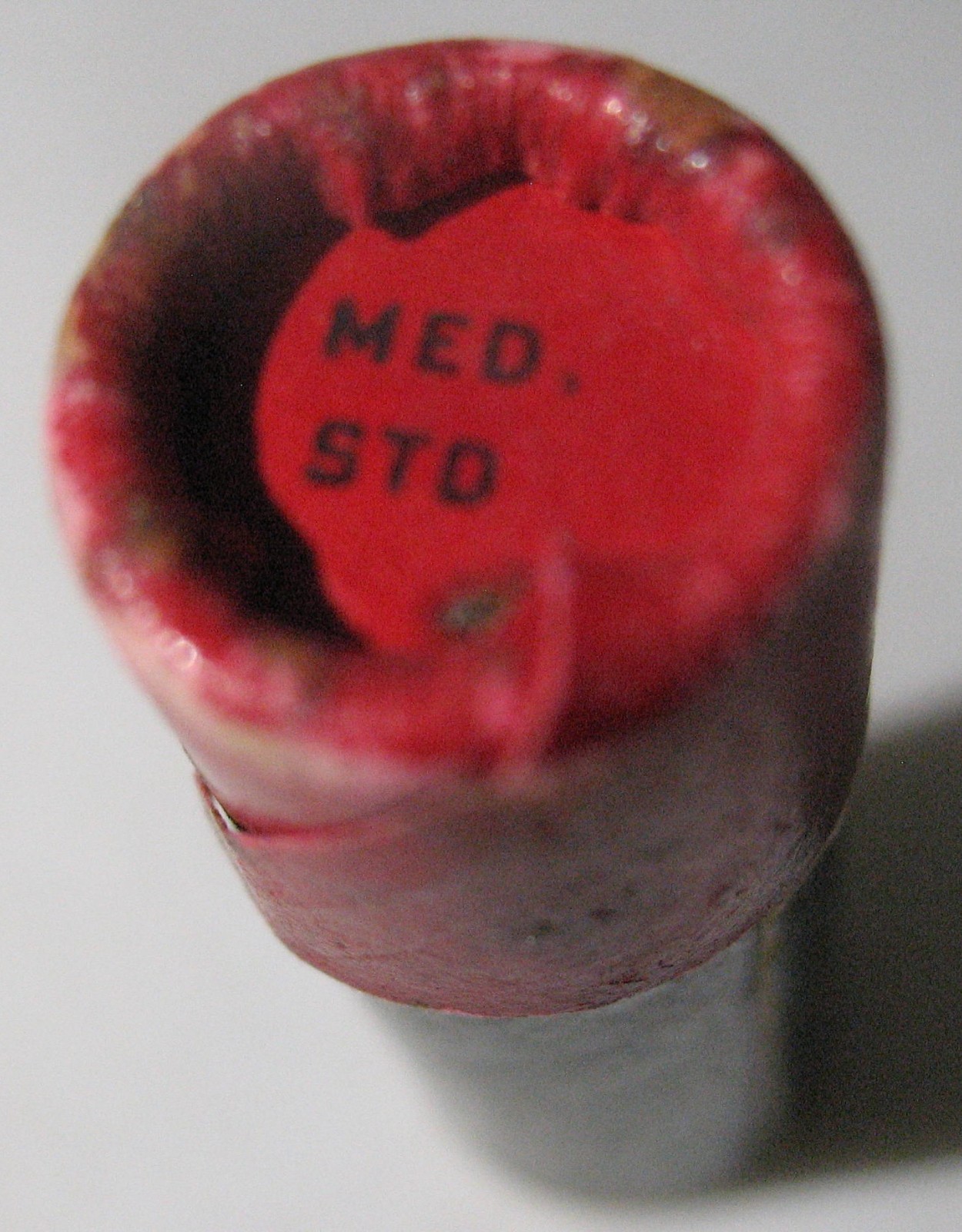 Vtg. Eversharp Red Top Lead Cardboard Tube Container with 1 3/8″ Med Std Leads