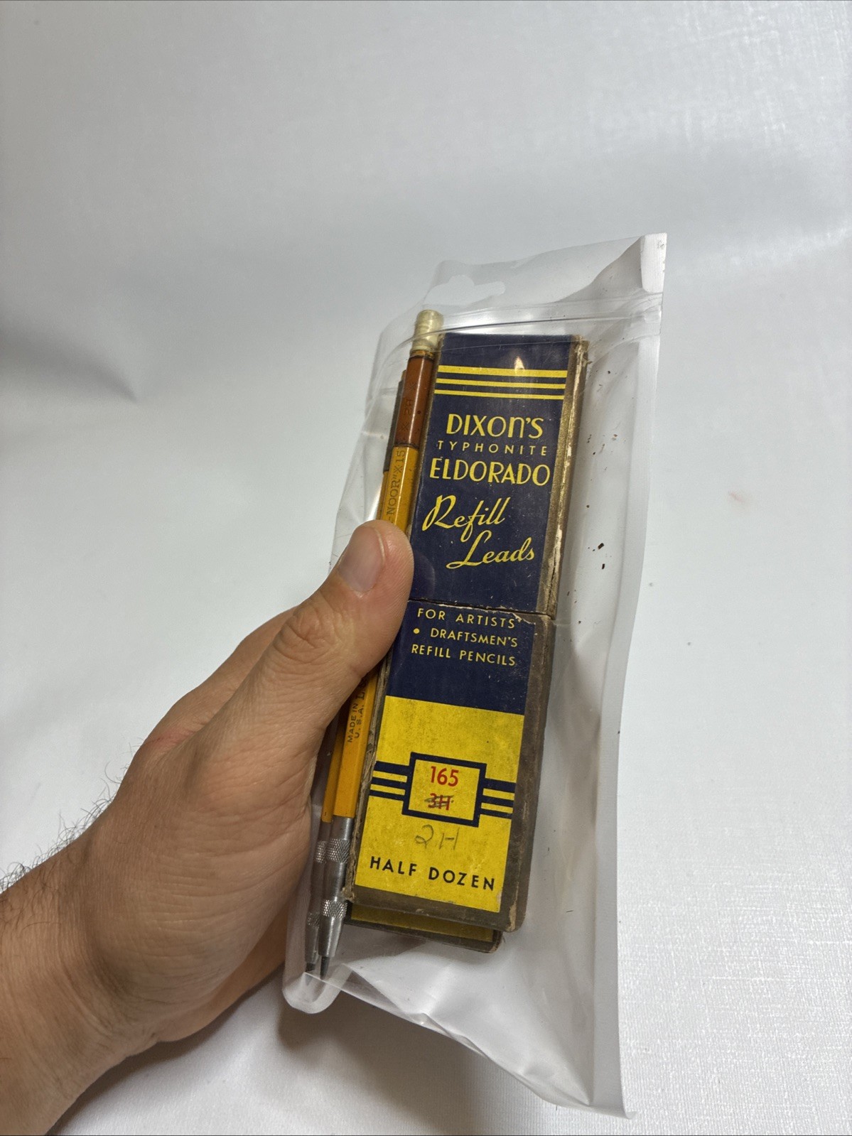L&C Hardtmuth KOH-I-NOOR Mechanical Drafting Tool Graphite Pencil Wood 1511 Lot