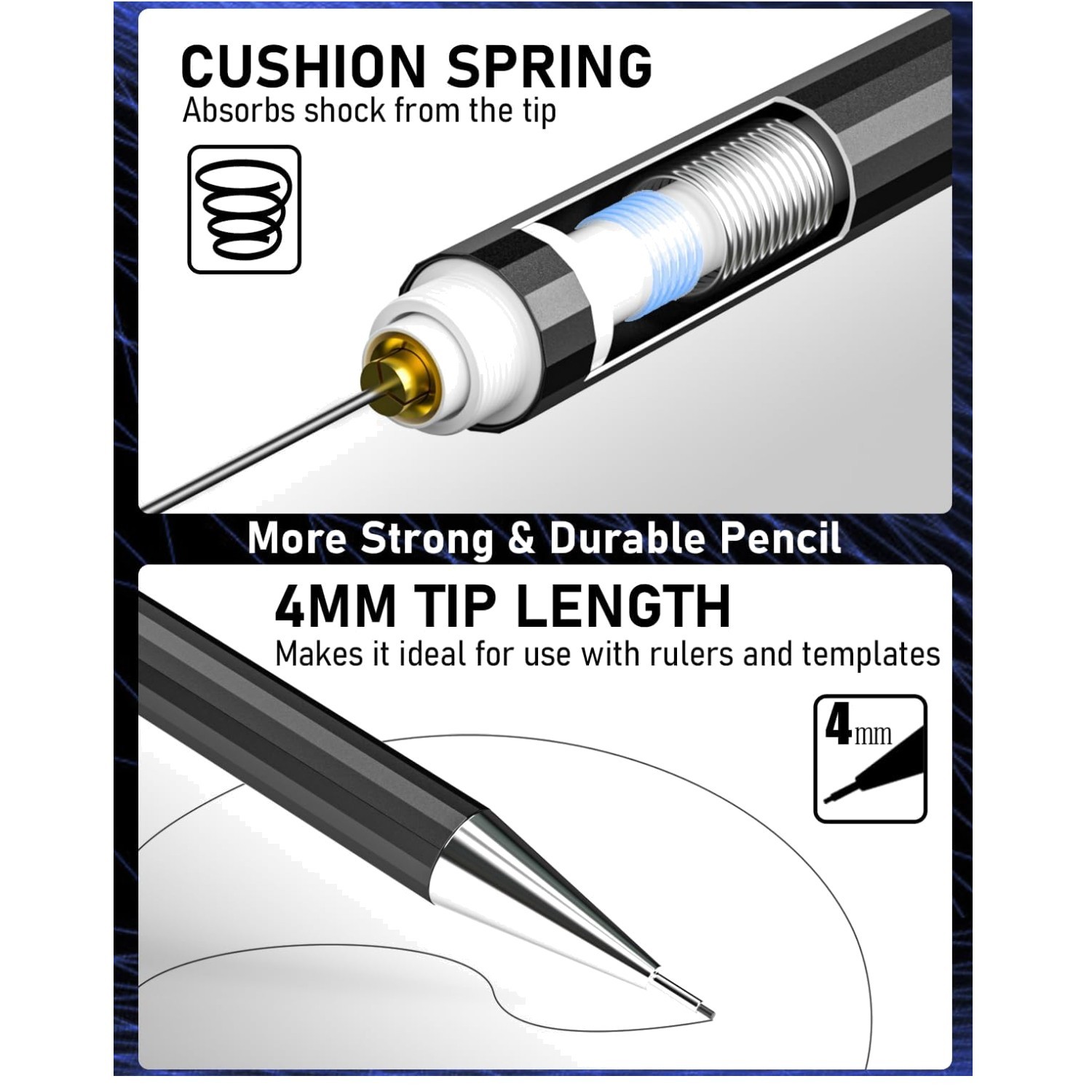 High-Quality Mechanical Pencils for Sketching & Calligraphy