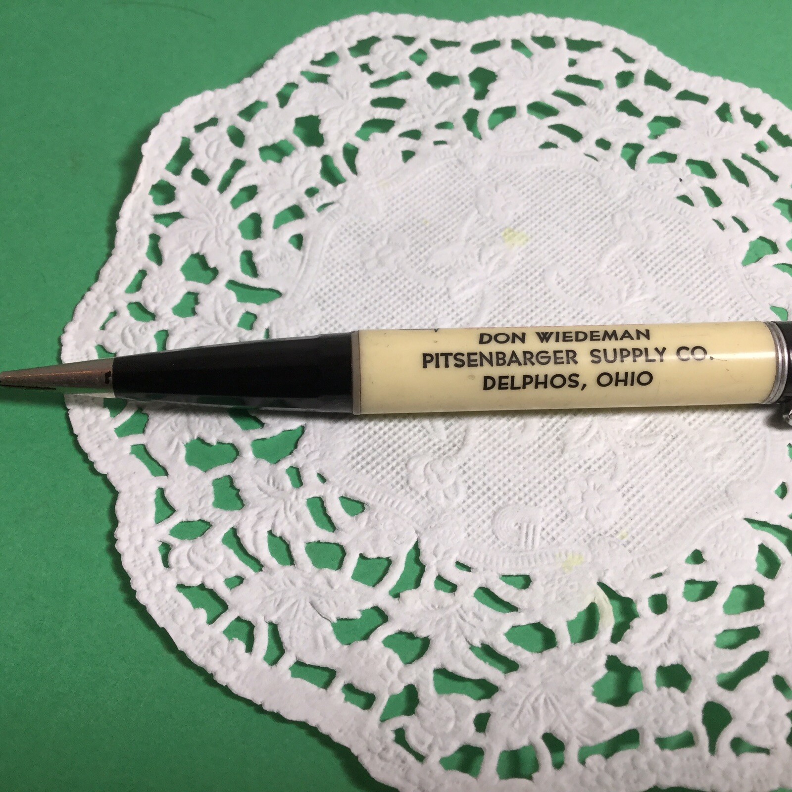 VINTAGE ADV MECHANICAL PENCIL ALLOY-COATED MAREMONT MUFFLERS DELPHOS, OH