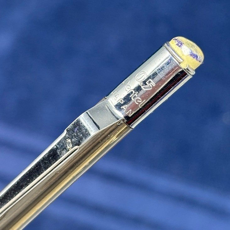 Vtg Pentel Quicker Clicker PD345 Mechanical Pencil 0.5mm Smoke Grey Japan
