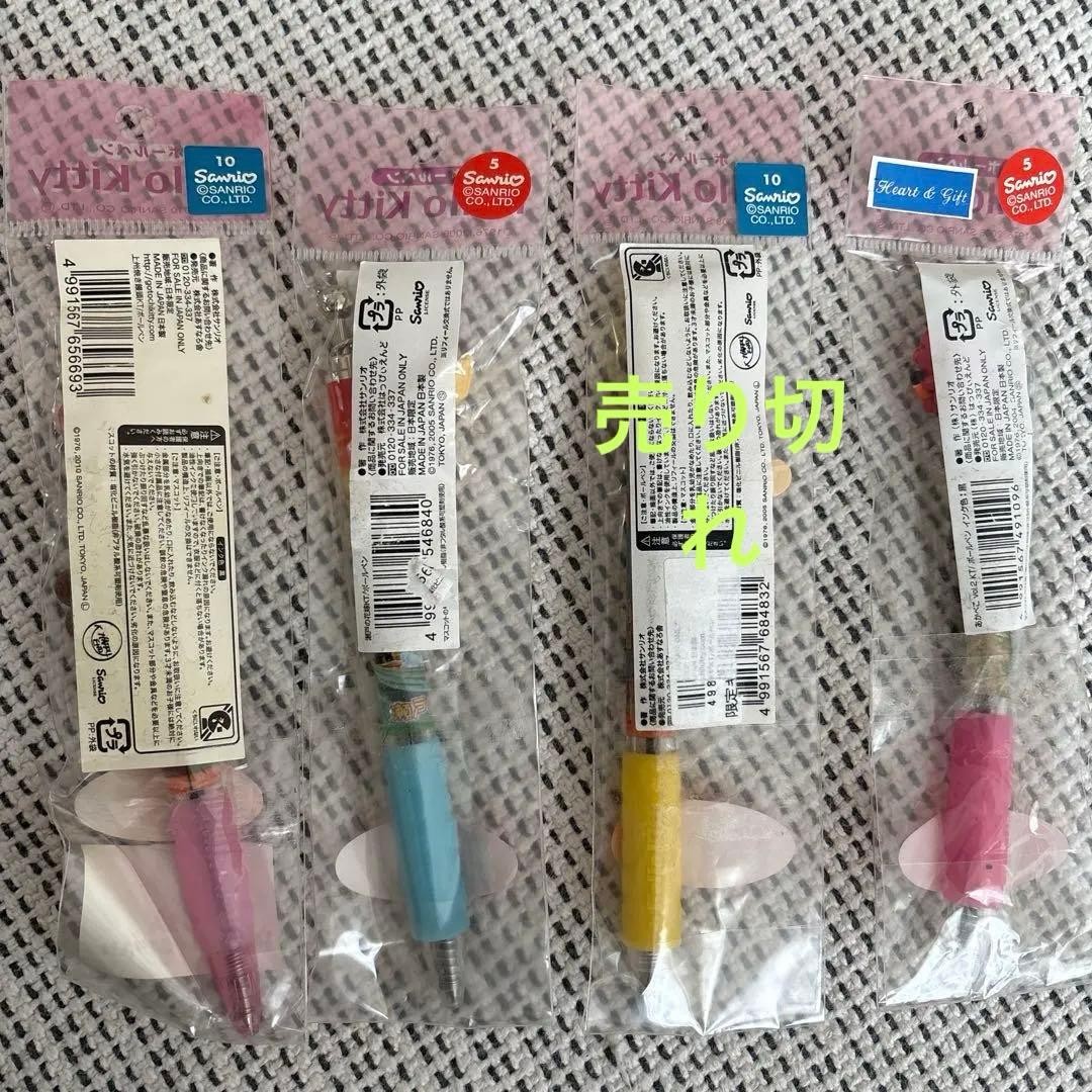 Limited Hello Kitty Local Ballpoint Pen 3 pieces Joshu Setouchi Fukushima