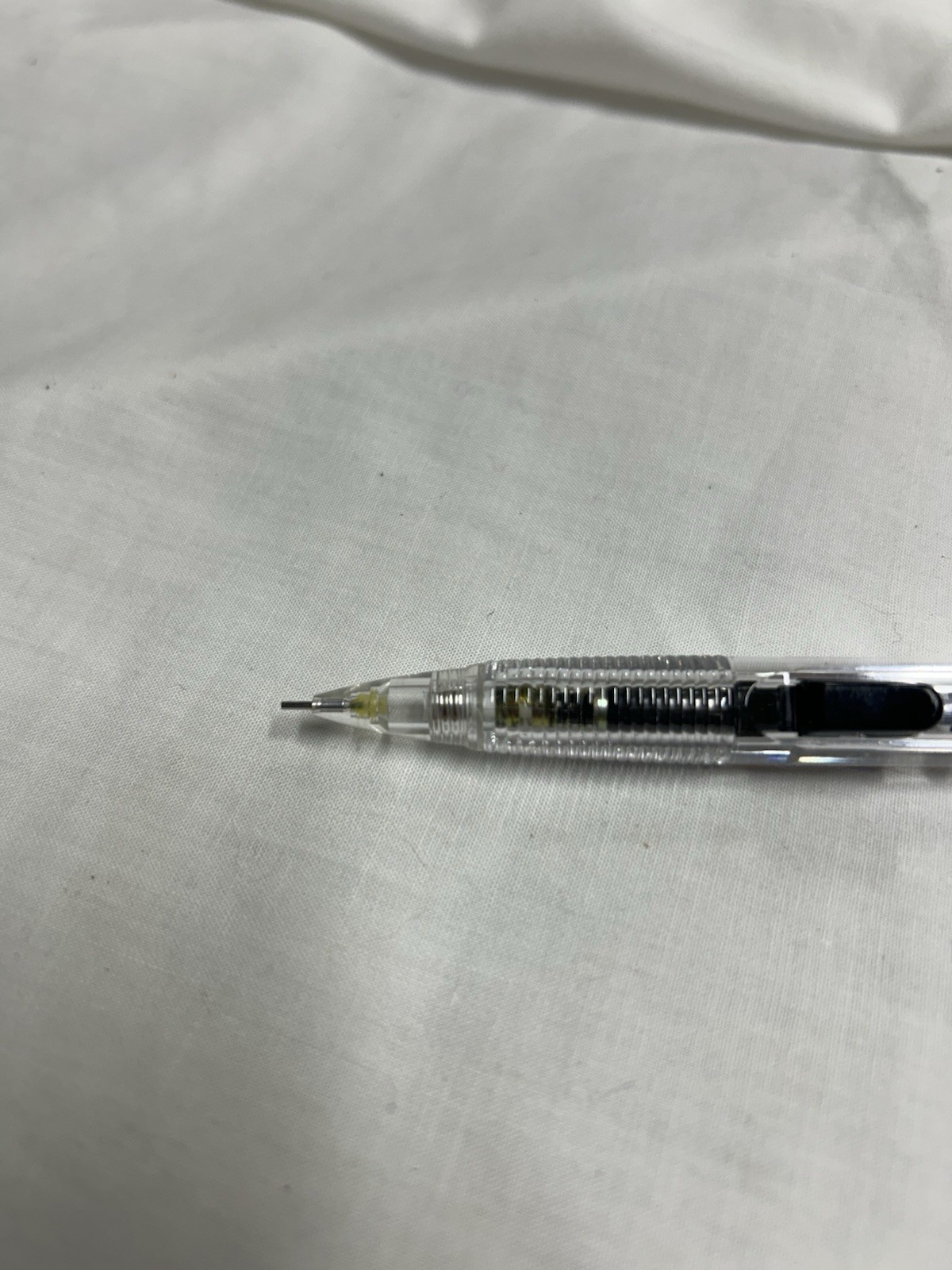 Pentel Techniclick 0.5mm Side Advance Automatic Pencil Clear Black PD105T Japan