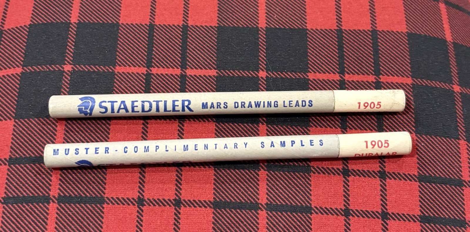 Vintage Staedtler Mars Complimentary Samples Drawing Leads Tube 1905 Duralar