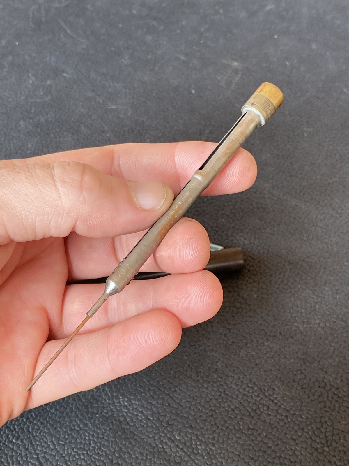 ANTIQUE VTG EARLY Brown Brass WAHL EVERSHARP Mechanical Pencil AS IS UNTESTED