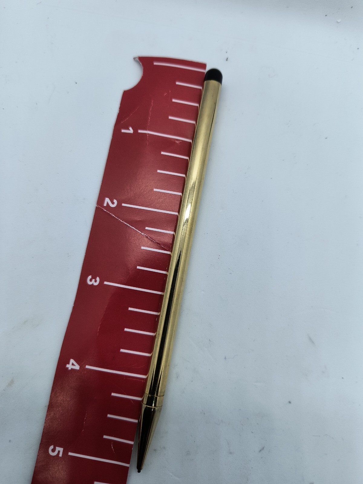 Brass Mechanical Pencil, 5″ long, 0.9mm lead. Smooth Finish, Nice.