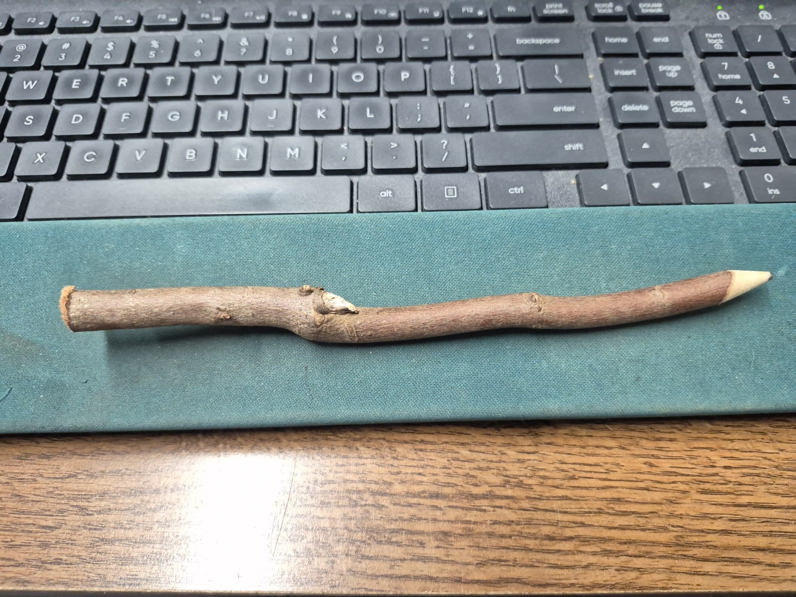 UNIQUE HANDMADE CRAFTED ORIGINAL LEAD PENCIL MADE FROM STICK ESTATE FIND ??