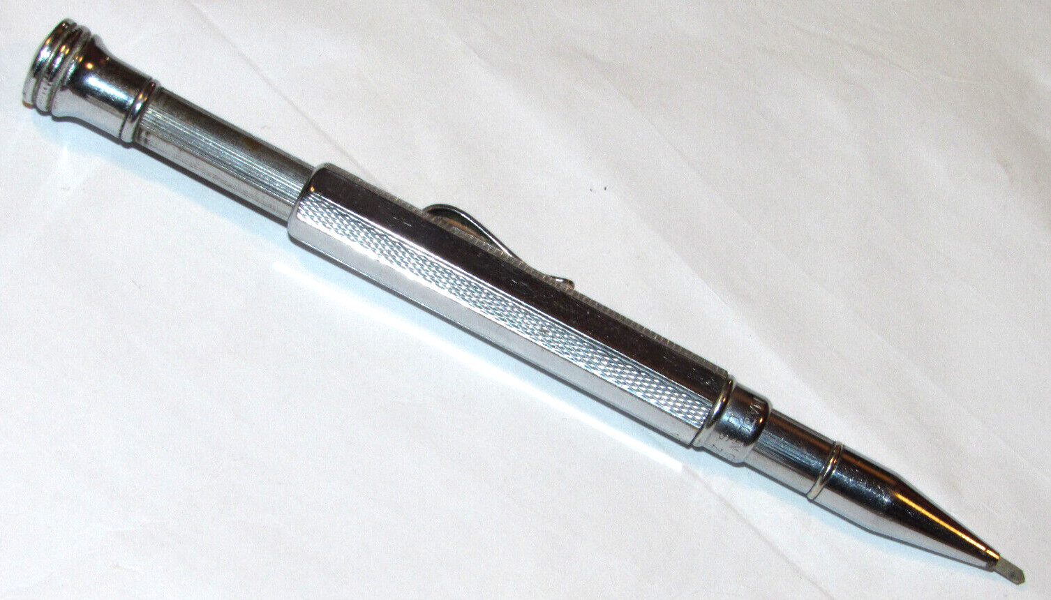 VTG 1940s DRAKE 4-COLOR MECHANICAL PENCIL! ALL METAL! MADE IN GERMANY-U.S. ZONE!