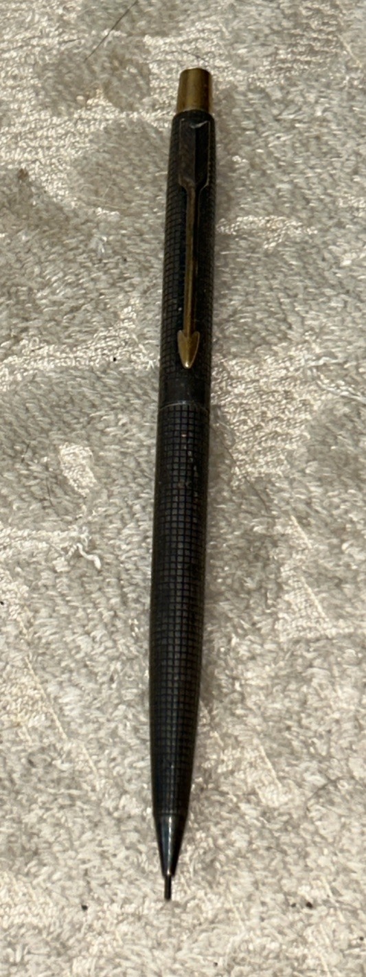 Parker Classic Sterling Silver Cisele & Gold Lead Pencil – 1970’s – USA Original