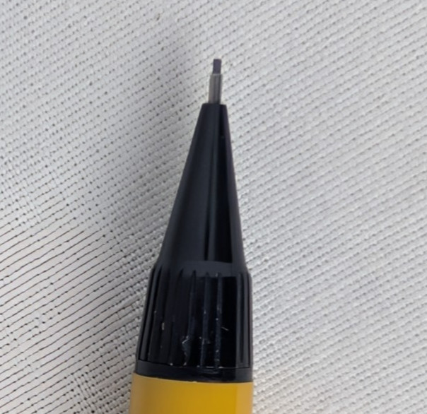 Vintage Pentel PD345 Solid Yellow Quicker Clicker Pencil