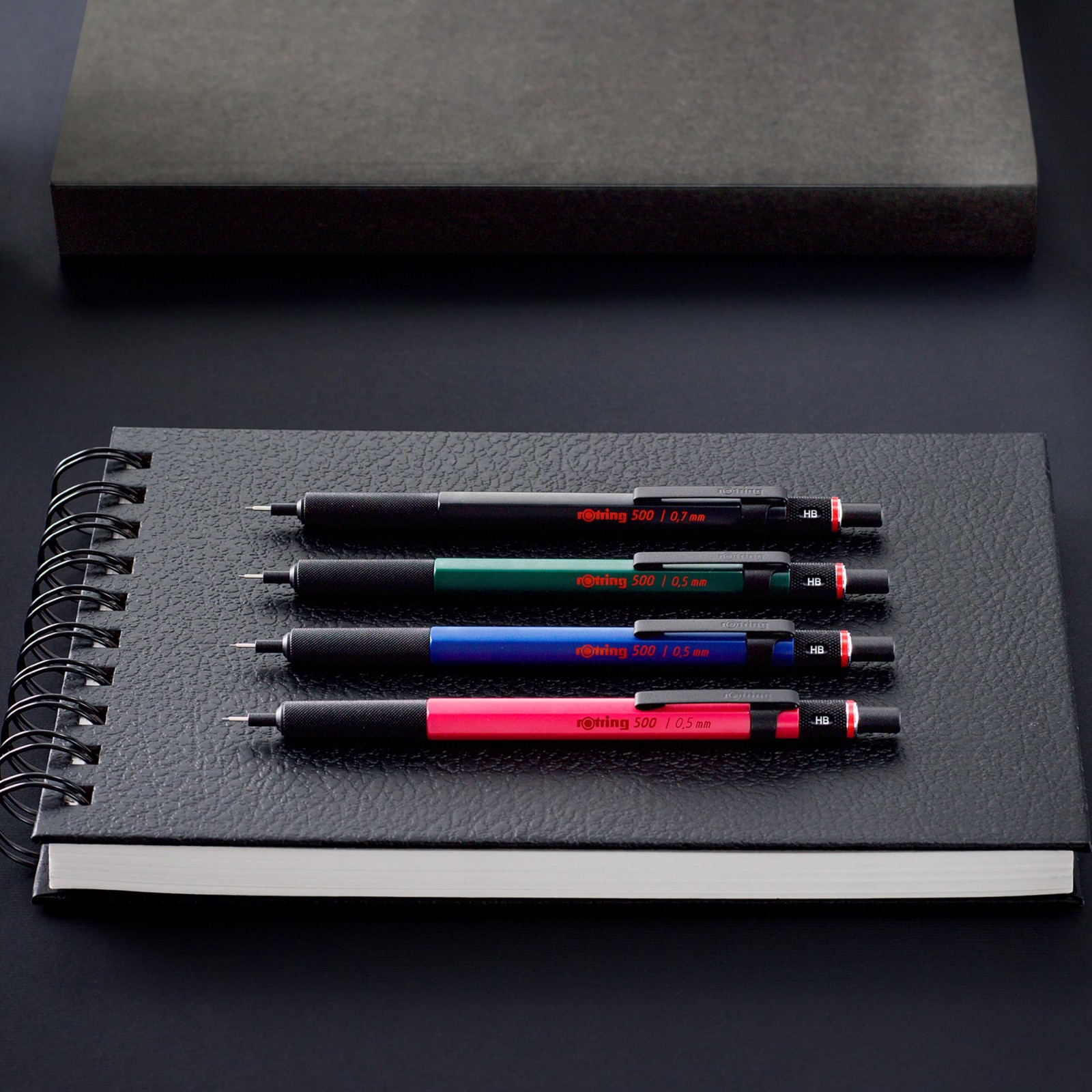 Rotring 500 0.5Mm Mechanical Pencil Blue Premium Drafting Tool With Metal Grip