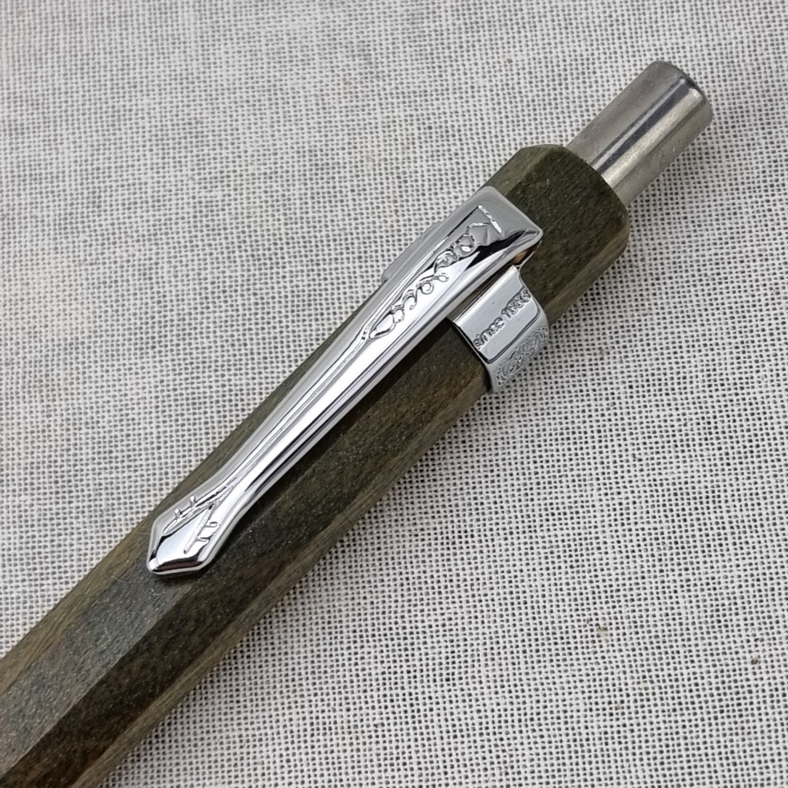 Hand Crafted Pentel P-205(0.5mm) Mechanical Pencil with Octagonal Wood Barrel