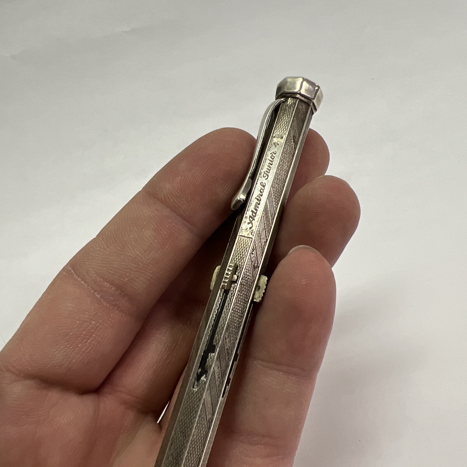 VINTAGE ADMIRAL JUNIOR SOLID SILVER 835 FOUR COLOR MECHANICAL PENCIL