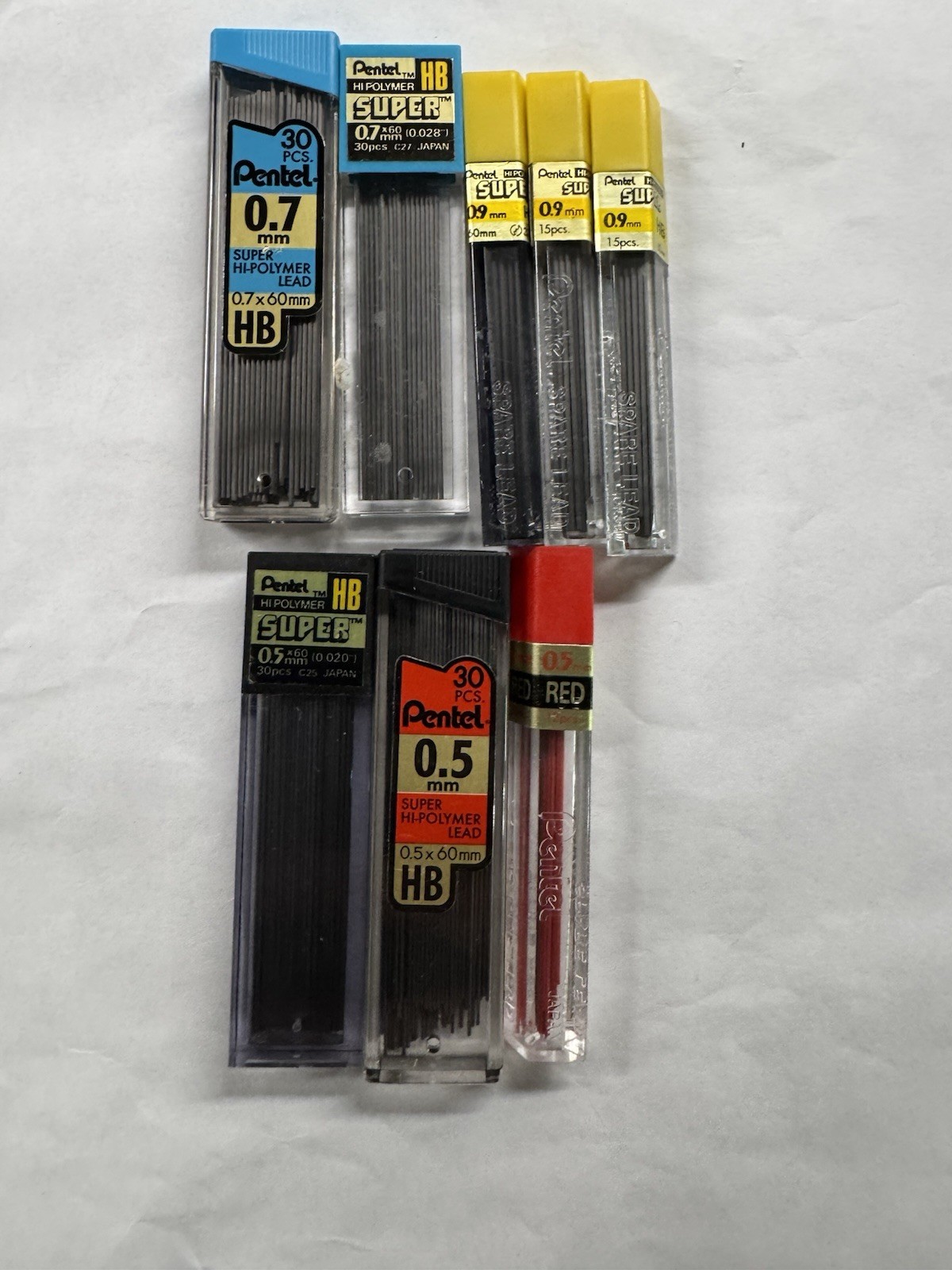 Lot Vintage Pencil Lead Holders Pentel Mixed Lot