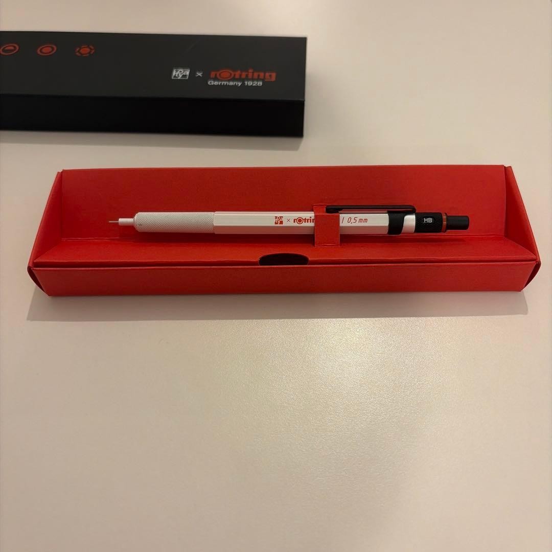 rOtring 600 Itoya Limited Edition White Barrel Mechanical Pencil 0.5mm Japan