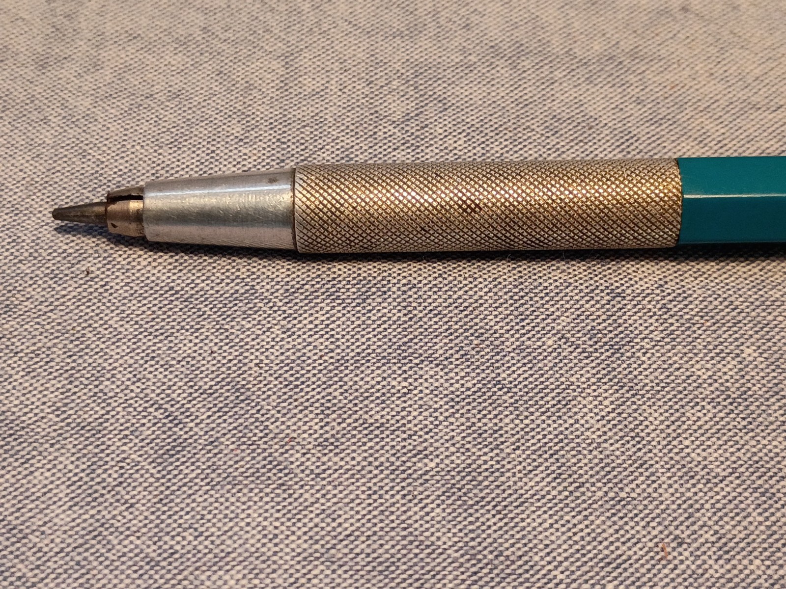 Vintage Eagle Turquoise 10 Mechanical Pencil made in England.-used-
