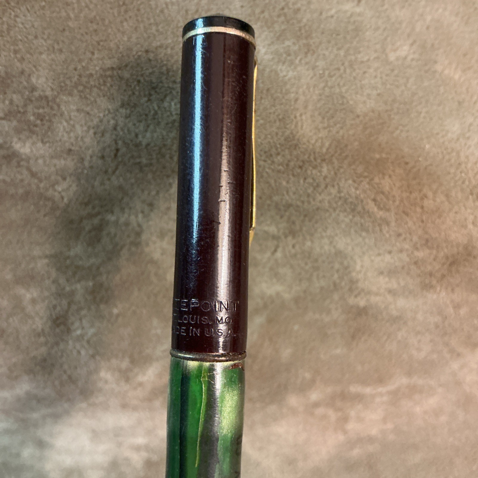 Antique Celluloid Writing Pencil Ritepoint St. Louis Lumberyard Supply Co As Is