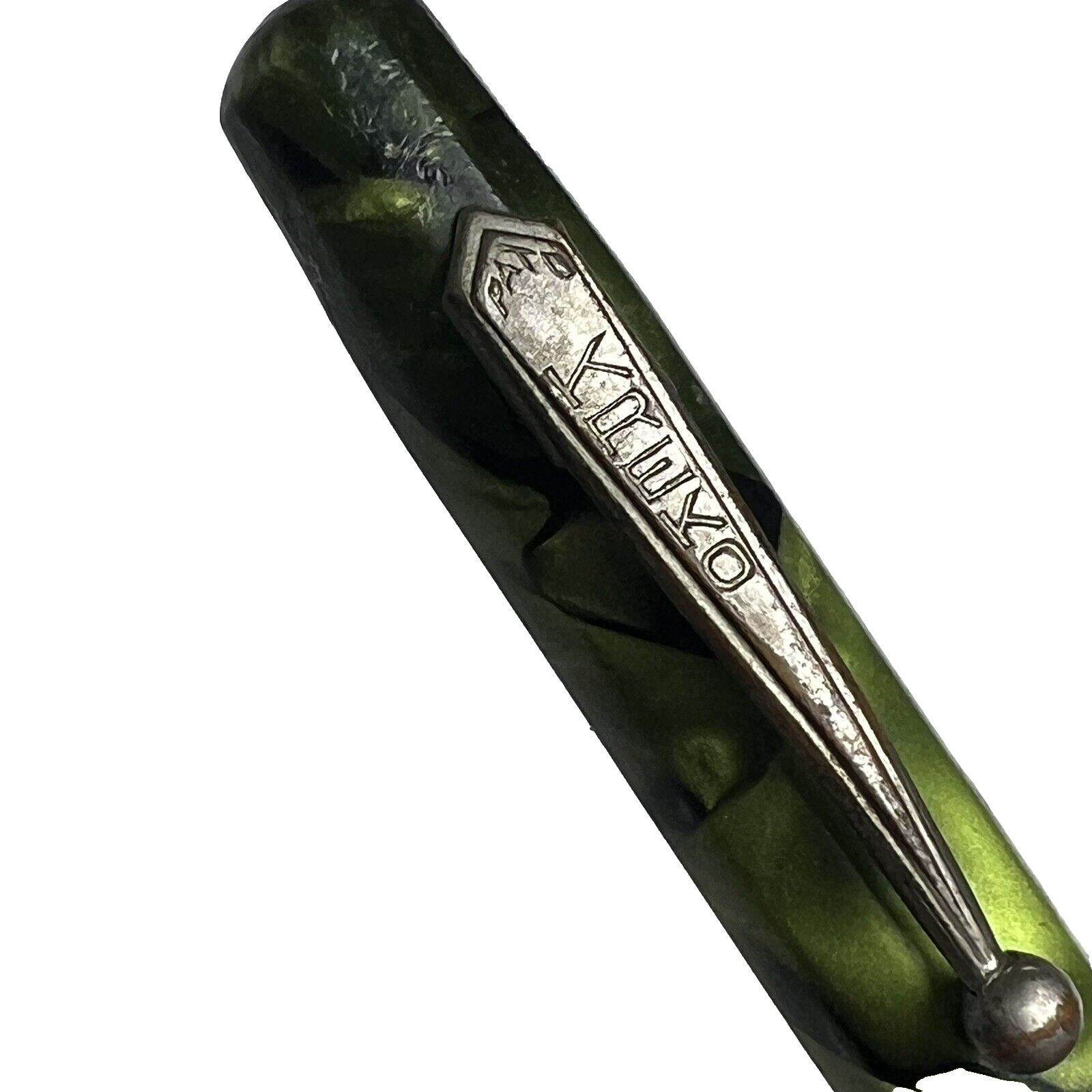 Kreko Mechanical Pencil Green Black Vintage for Parts Repair
