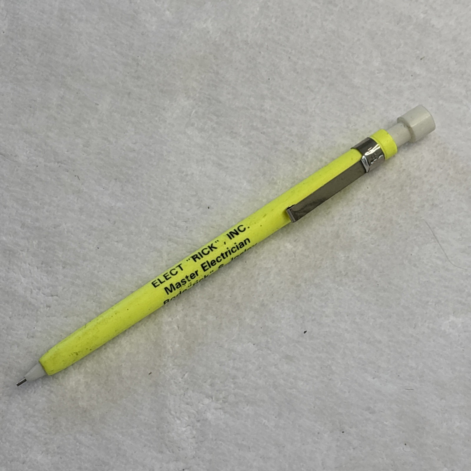 Lot of 22 Advertising Mechanical Pencils Rick Master Electrician Maryland VTG