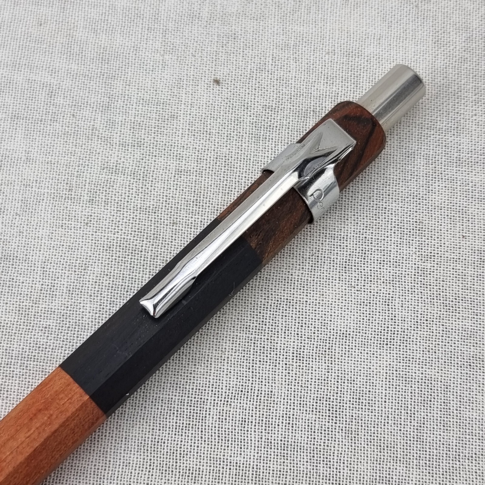 Hand Crafted Pentel P-205 Mechanical Pencil with Octagonal Wood Barrel