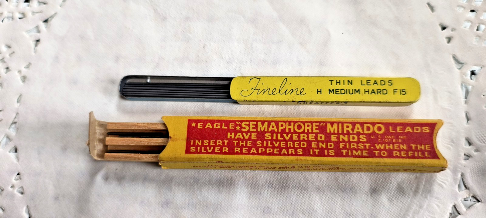 Vintage Eagle Semaphore Mirado Leads & Sheaffer’s thin leads ✏️