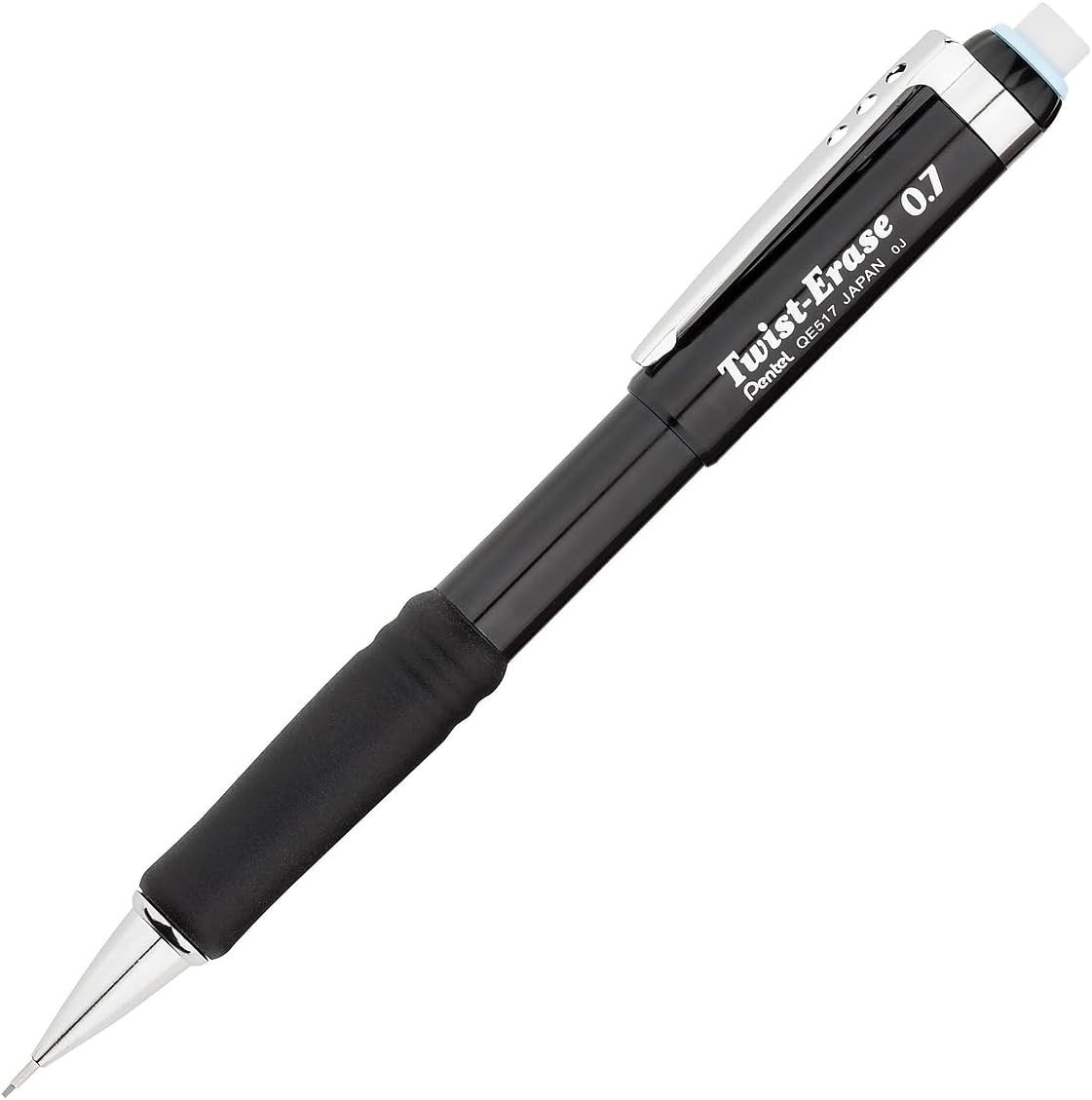 Twist-Erase III Mechanical Pencil, 0.7mm, Assorted Barrel Colors with 2 Erase…