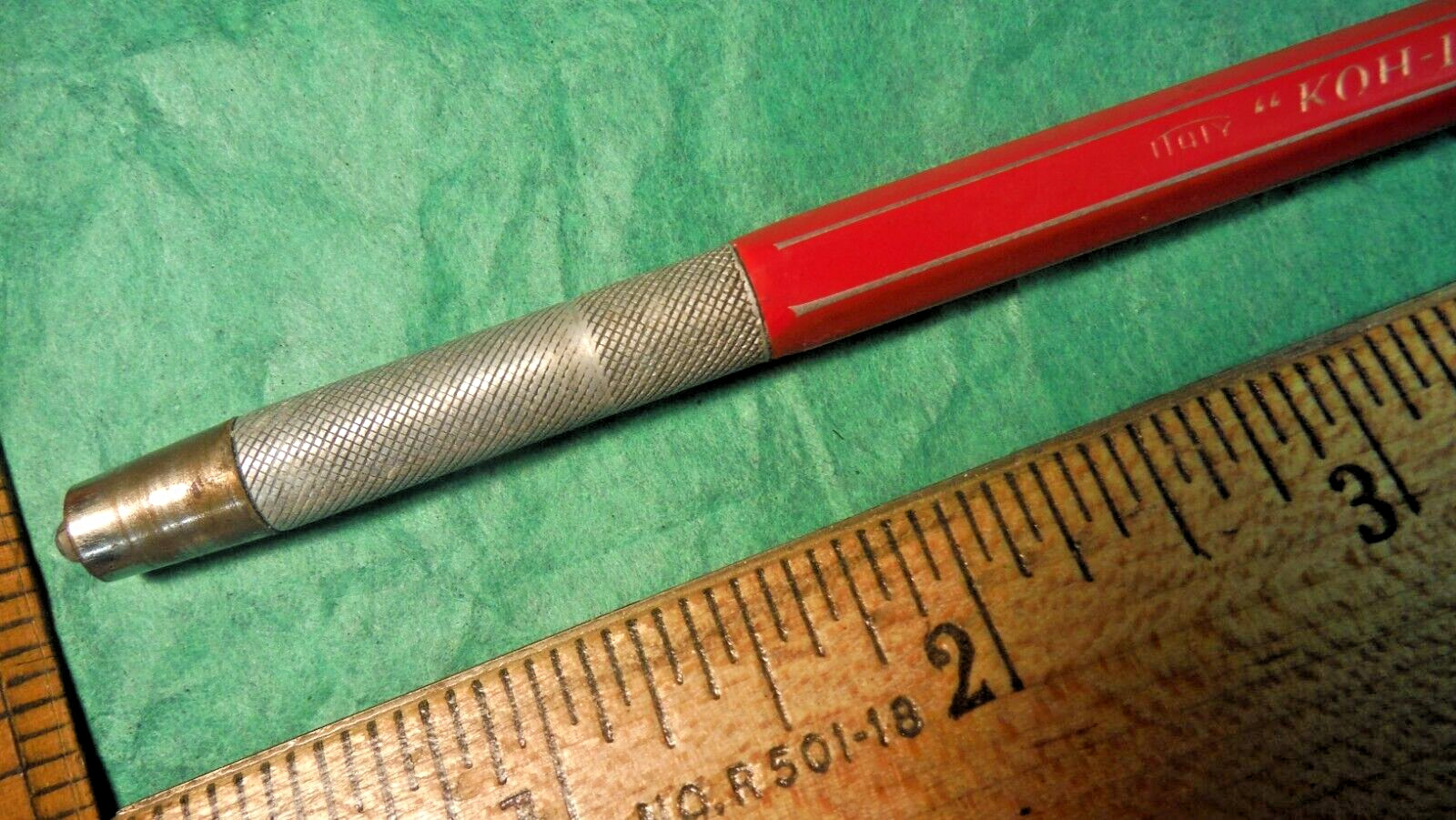 Drafting Drawing Mechanical Pencil Red Italy KOH-I-NOOR 5611 ADAPTO