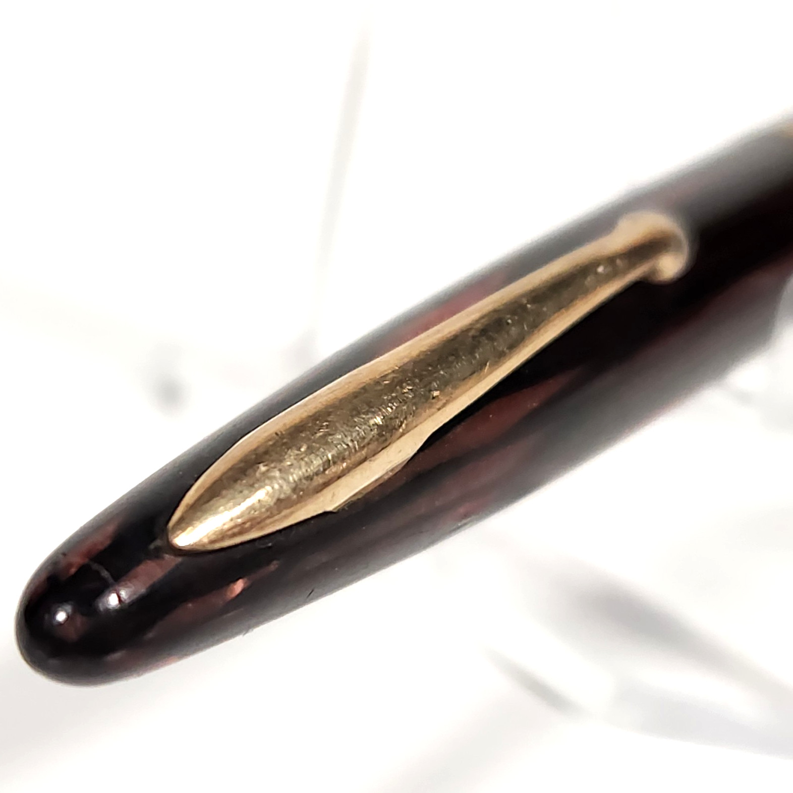 Vintage Sheaffer Balance 875 GT Mechanical Pencil Skyboy Carmine Red Used Works