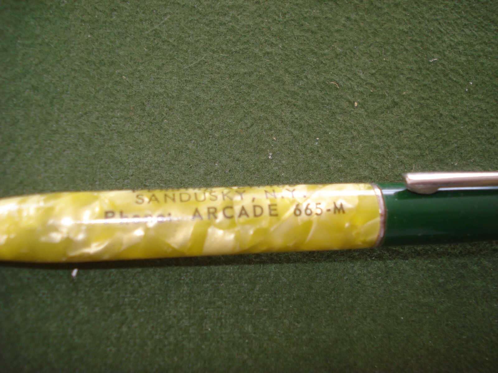1930’s BROWN CANDY CO, MECHANICAL PENCIL VINTAGE, SANDUSKY, NY