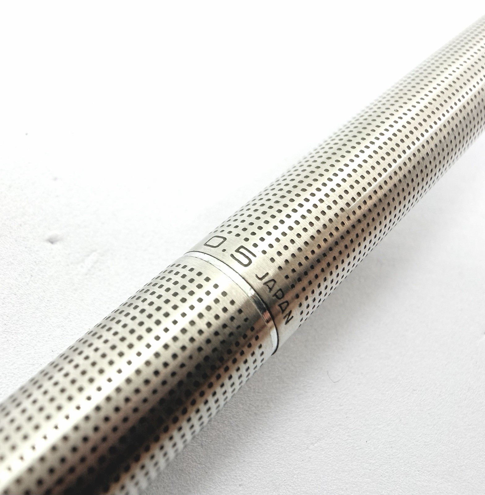 pilot Japan Mechanical Pencil Etched black dots 0.5mm Etching Full Metal