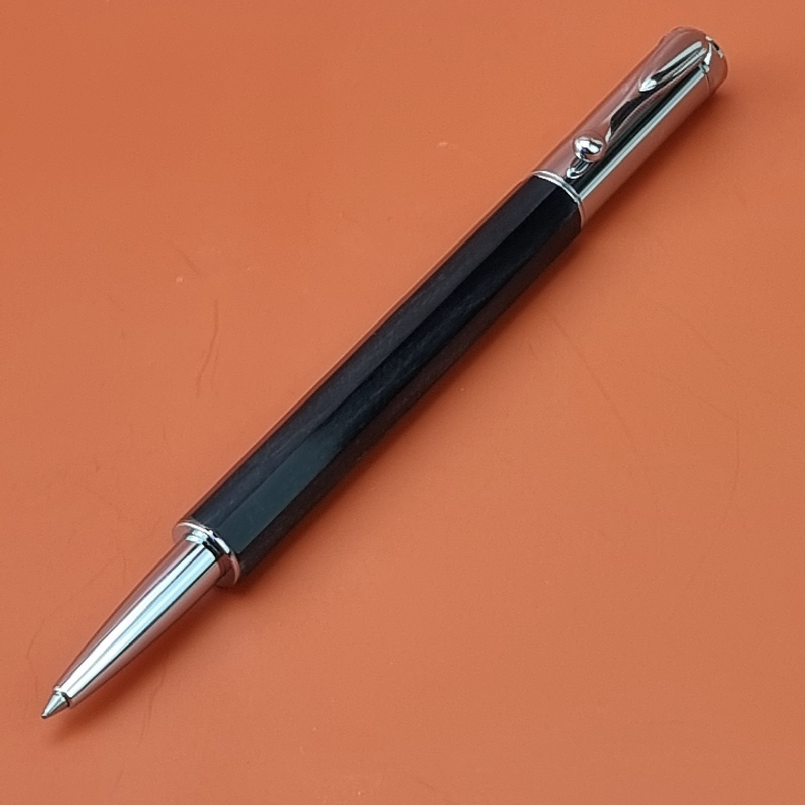 Hand Crafted Water based Ballpointpen with Octagonal Horn