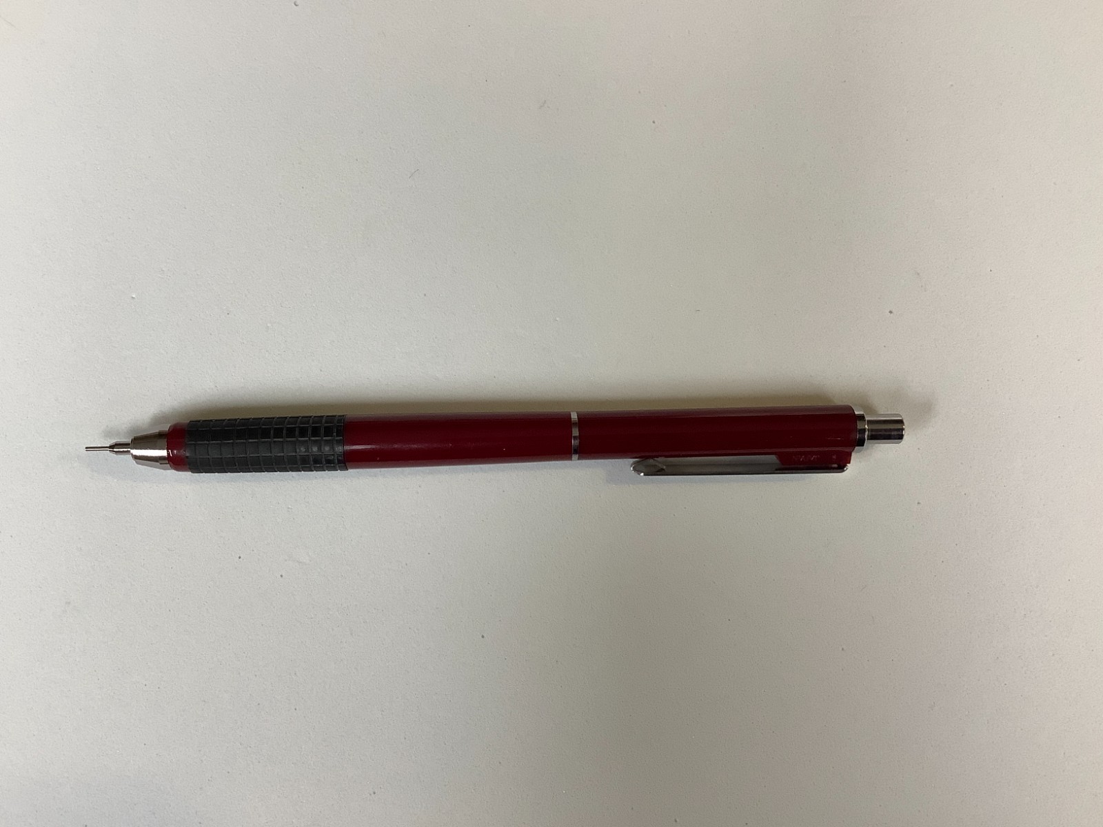 Vintage-Alvin DRO3 Draf/Tech Mechanical Pencil .9mm-Maroon-Japan–Needs lead