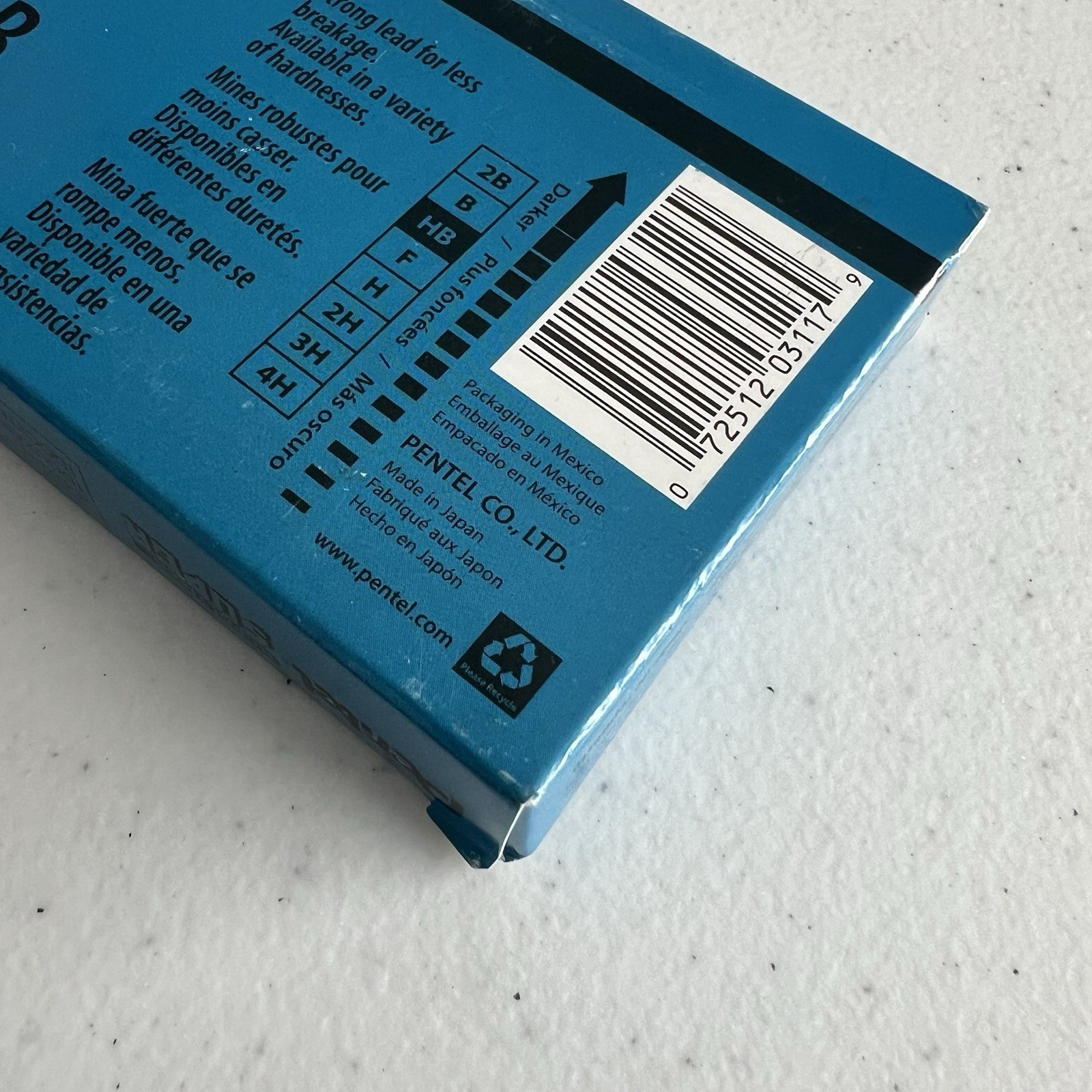 Super Hi-Polymer Lead Refills, (0.7mm), Medium, 360 Count (Pack of 1) HB Lead.