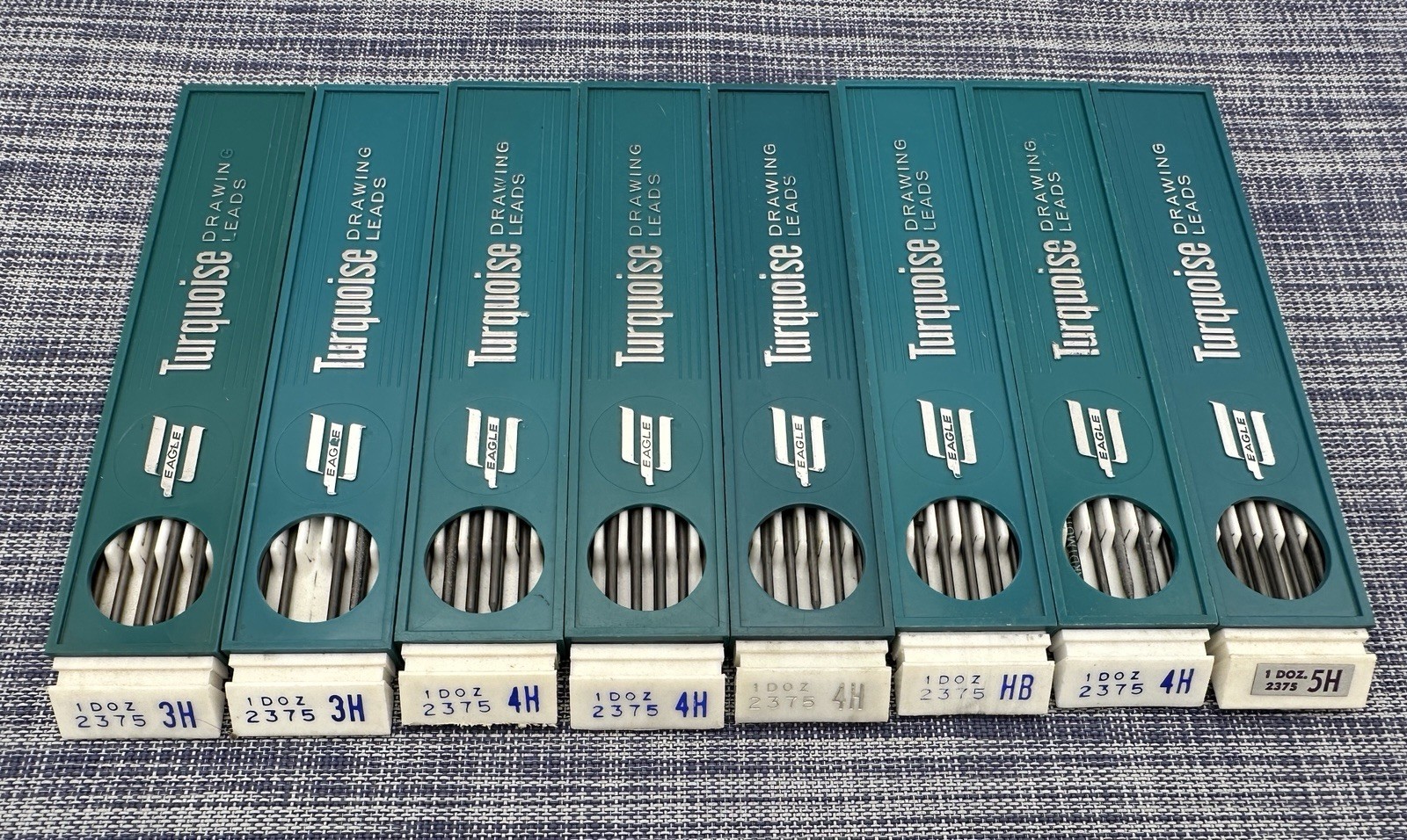 Vintage Eagle Turquoise Drawing Leads Variety Mixed Lot HB, 3H, HB, 5H, 6H 60x