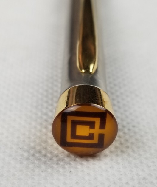 GARLAND Monogrammed J. E. Brown Chrome Mechanical Pencil With Box EUC