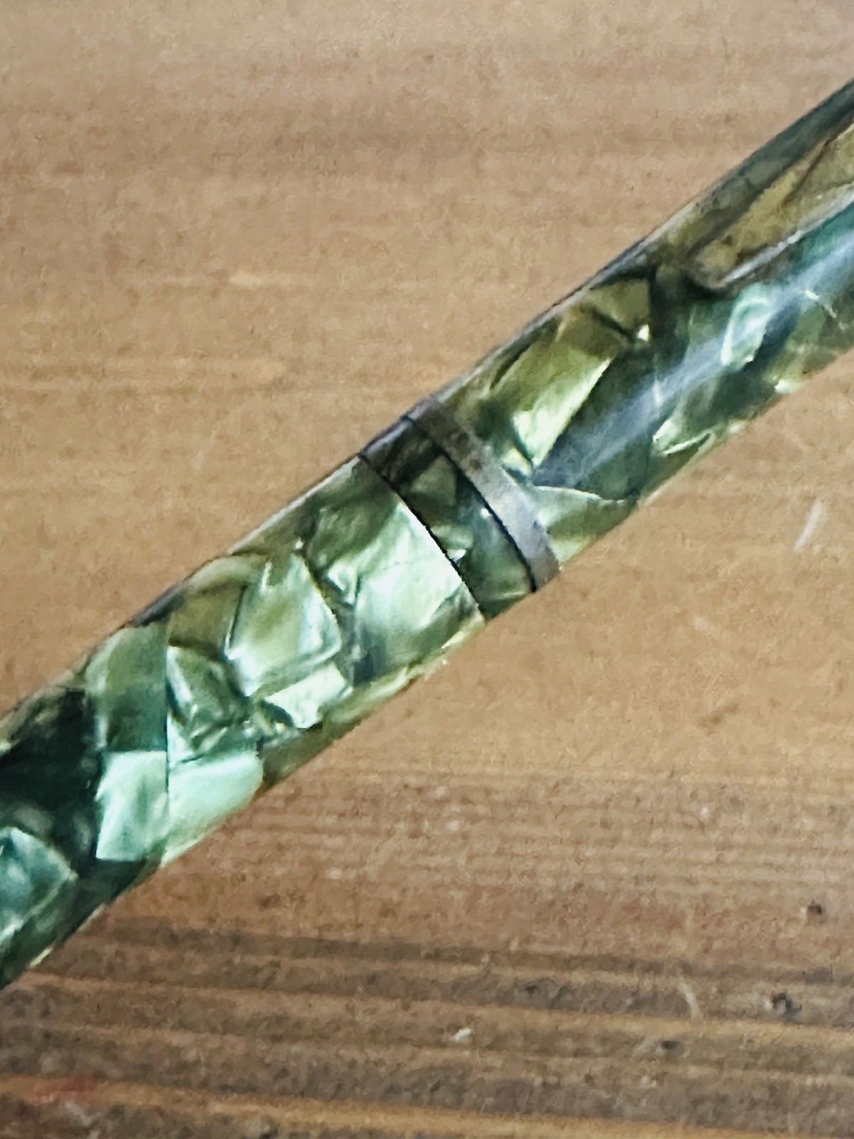 Beautiful Old Vintage Green Celluloid Mechanical Twist Pencil 1.1mm – 0.046”