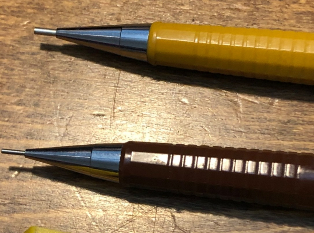VTG Pentel P203 & P209 Mechanical Drafting Pencil Lot 0.3mm 0.9mm +11 Tubes Lead